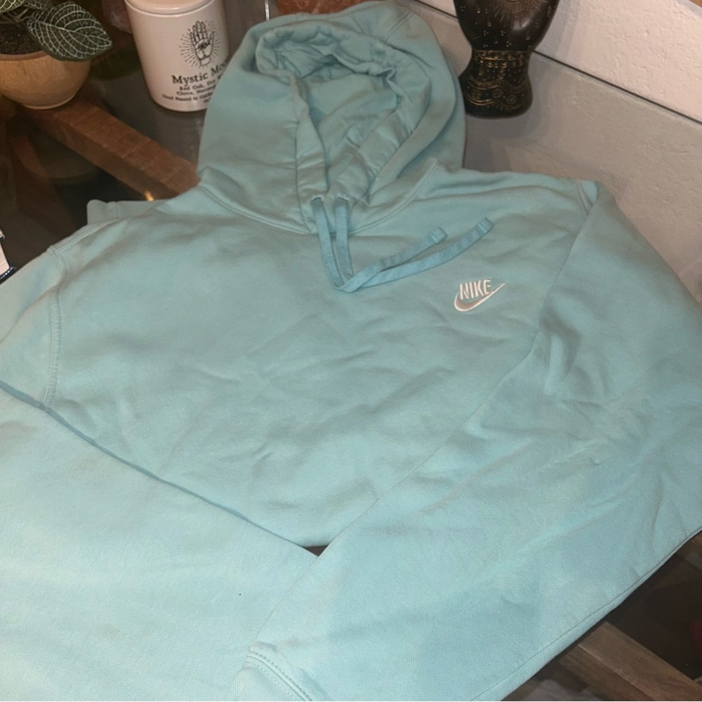 blue nike hoodie